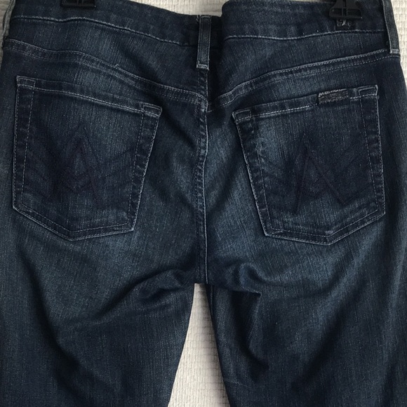 7FAM Seven A-Pocket Jeans Dark Wash - 28.5 inseam - Picture 5 of 6